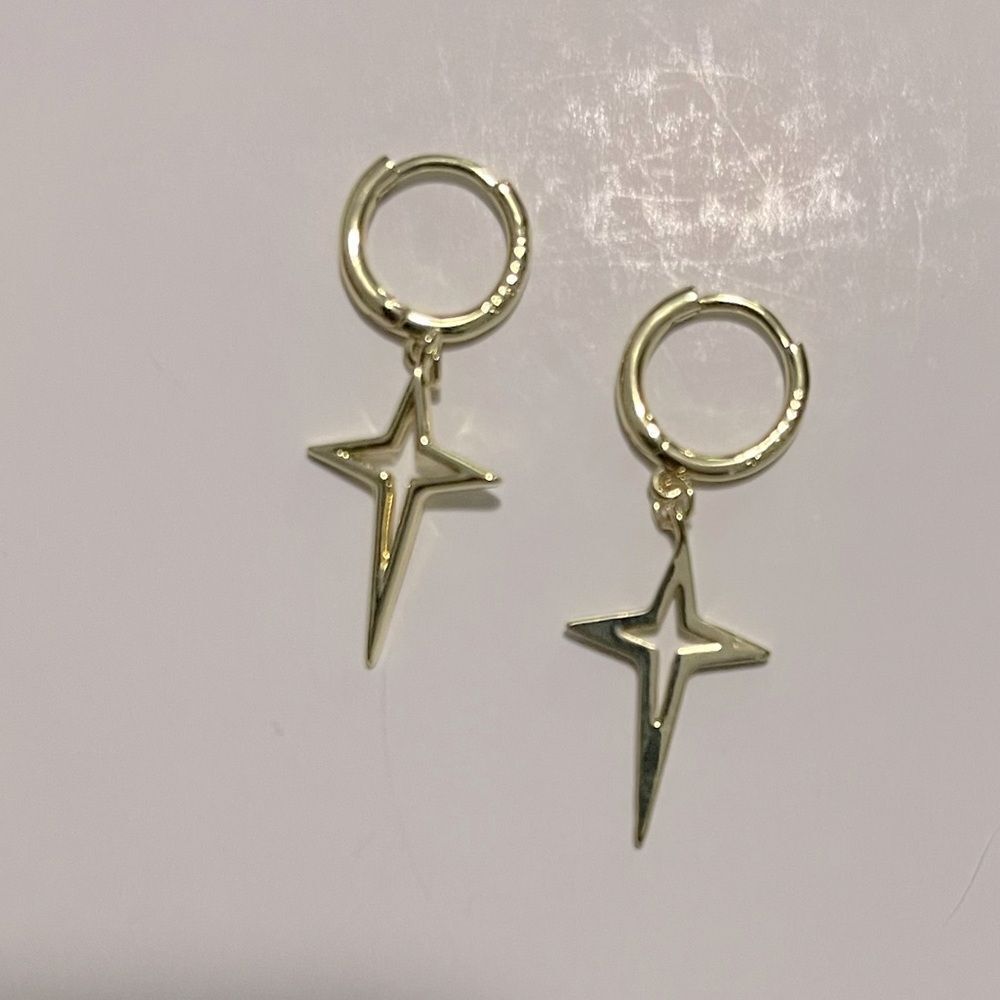 NEW- Rachel Glauber - Star Earrings